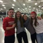 Dayspring Christian Academy students hang out at homecoming 2017